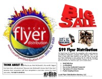 Local flyer distribution service