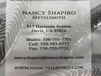 Nancy shapiro/metalsmith
