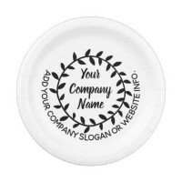 Natural paper plates