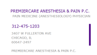 Premiercare anesthesia & pain p.c.