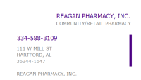 Reagan pharmacy inc