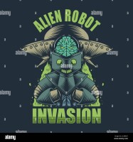 Robot meets alien