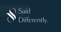 Said differently