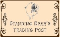 Standing bear's trading post, leather by wc