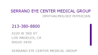 Serrano eye center medical group