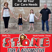 Stone tire and automotive by dash, co.