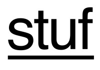 Stuf