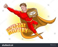 Superman delivers