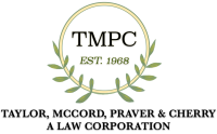 Taylor, mccord, praver & cherry, a law corporation
