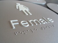 Braille signs
