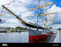 The tall ship at riverside