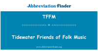 Tidewater friends of folk music