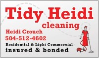 Tidy heidi cleaning services