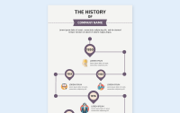 Timeline infographics