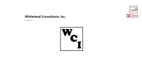 Whitehead consultants inc