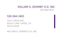 William a. downey o.d. inc