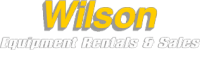 Wilson equipment rentals & sales