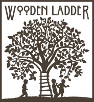 Wooden ladder preschool