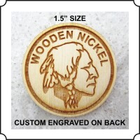 Wooden nickel antiques