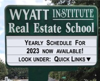 Wyatt institute of real estate