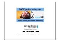 Nbs: net business solutions - sap recruitment consultancy