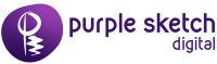 Purple sketch digital