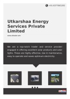 Utkarshaa energy services pvt. ltd.{solar}