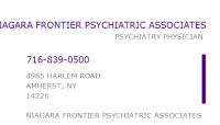 Niagara Frontier Psychiatric Associates, PLLC