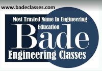 Bade engineering classes - india