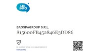 BagspaGroup S.r.l.