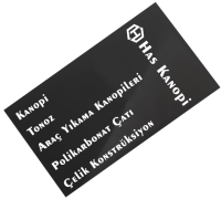 Has kanopi çelik konstrüksiyon