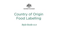 Product origin