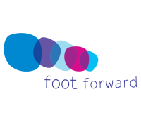 The right foot forward