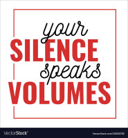 Silence speaks