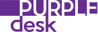 The purple desk