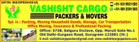 Vashist packers & movers - india