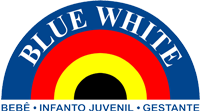 Blue white modas