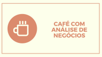 Café com análise de negócios