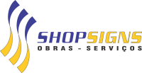 Shop signs obras e servicos
