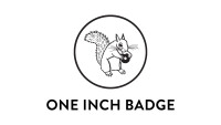 One inch badge
