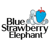 Blue strawberry elephant