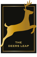 Deers leap