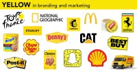 Yellow branding