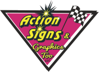 Action signs and graphics