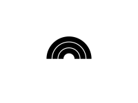Black and white rainbow