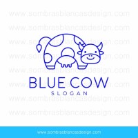 Blue cow yoga