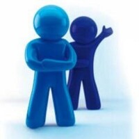 Blue men reclame