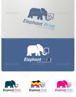 Elephant print and media