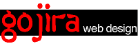 Gojira web design
