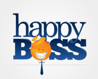 Happy boss